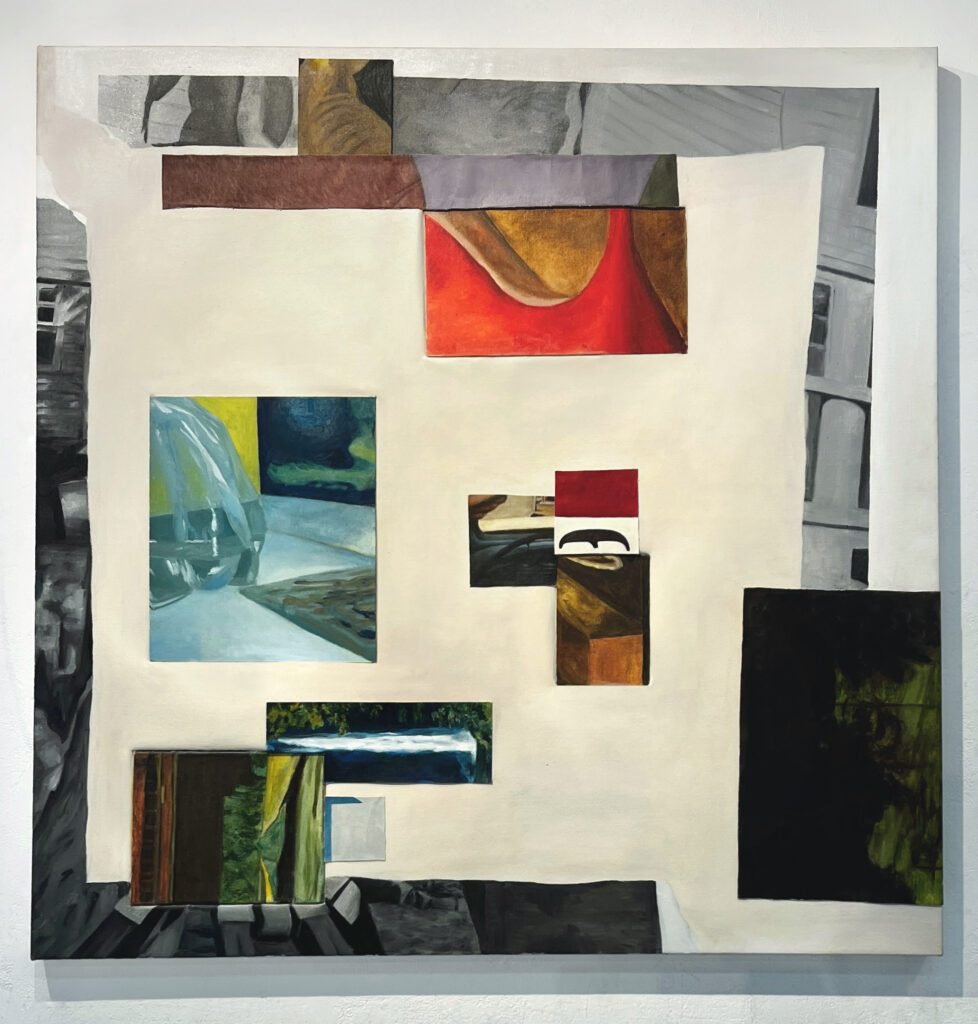 Scene Unseen, 2025. Oil on canvas 48x48 in/121.9x121.9 cm.